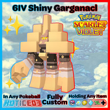 GARGANACL ✨SHINY✨/Non-Shiny 6IV Pokemon SCARLET and VIOLET Battle Ready VGC EVs
