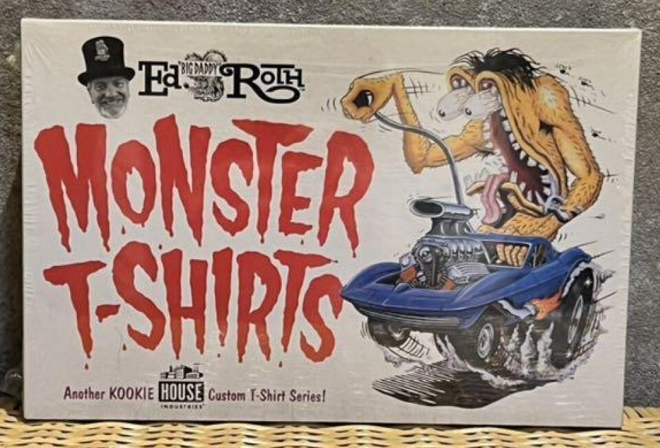 House Industries 97 Ed Roth Monster T Shirts Big Daddy Chevy Man w 