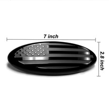 7 Inch 9 Inch For Ford F150 F250 Front Grille Tailgate Us Flag Oval Emblem Badge