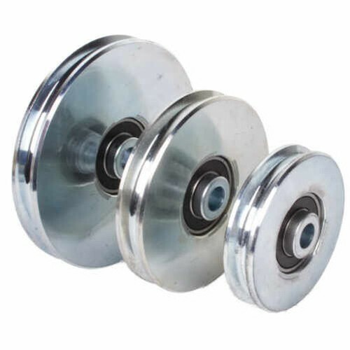 Polea de Cable Ø80 Ø100 Ø120mm para Cable, Rodillo Umlenken, Carretes | eBay