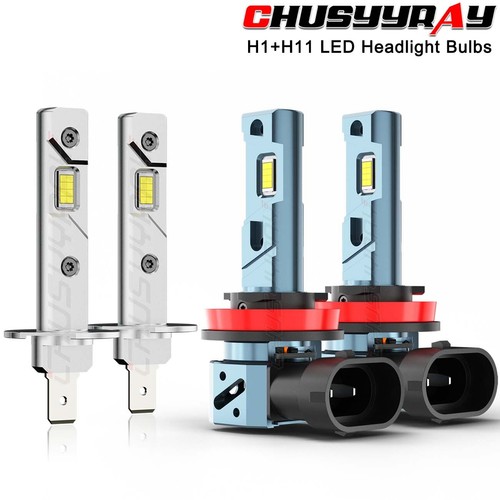 For Ford Focus 2012 - 2018 LED Headlights High Low Beam Bulbs H1 + H11 4x Bright