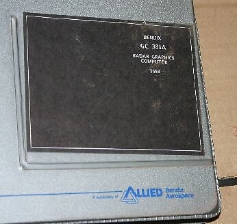 Allied Bendix King GC-361A/381 Radar Graphics Computer maintenance manual GC381A