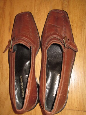 Gasuccio & scalera Vintage 1970s GASUCCIO & SCALERA Italian Leather Strappy  main image 4