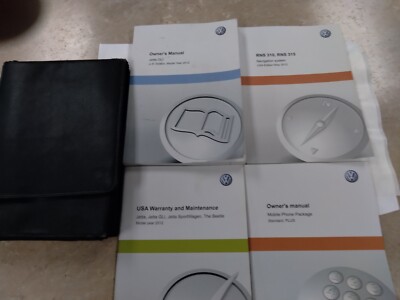 2012 VW JETTA GLI US EDIT OWNERS MANUAL & CASE (NAV, PHN, MAINT)