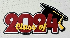 Class Of 2024 Title. Scrapbook, Card making Paper Piecing