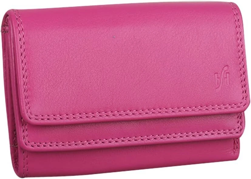 STARHIDE Women's RFID Small Purse,Soft Leather Wallet with Coin&Key Pocket 5545 - Image 2 of 4