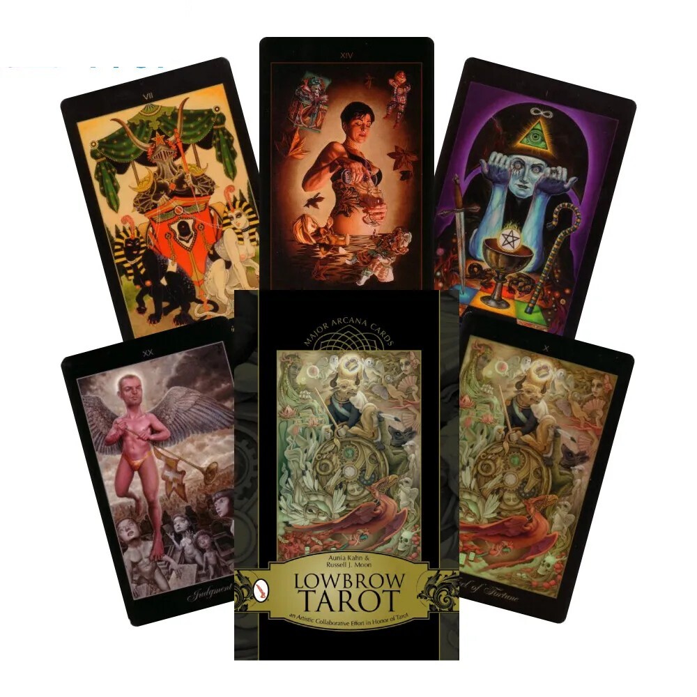LOWBROW TAROT MAJOR ARCANA CARDS DECK SCHIFFER PUBLISHING