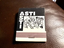 Asti Restaurant, Vintage New York City Front Strike Matchbook, Full & Unstruck