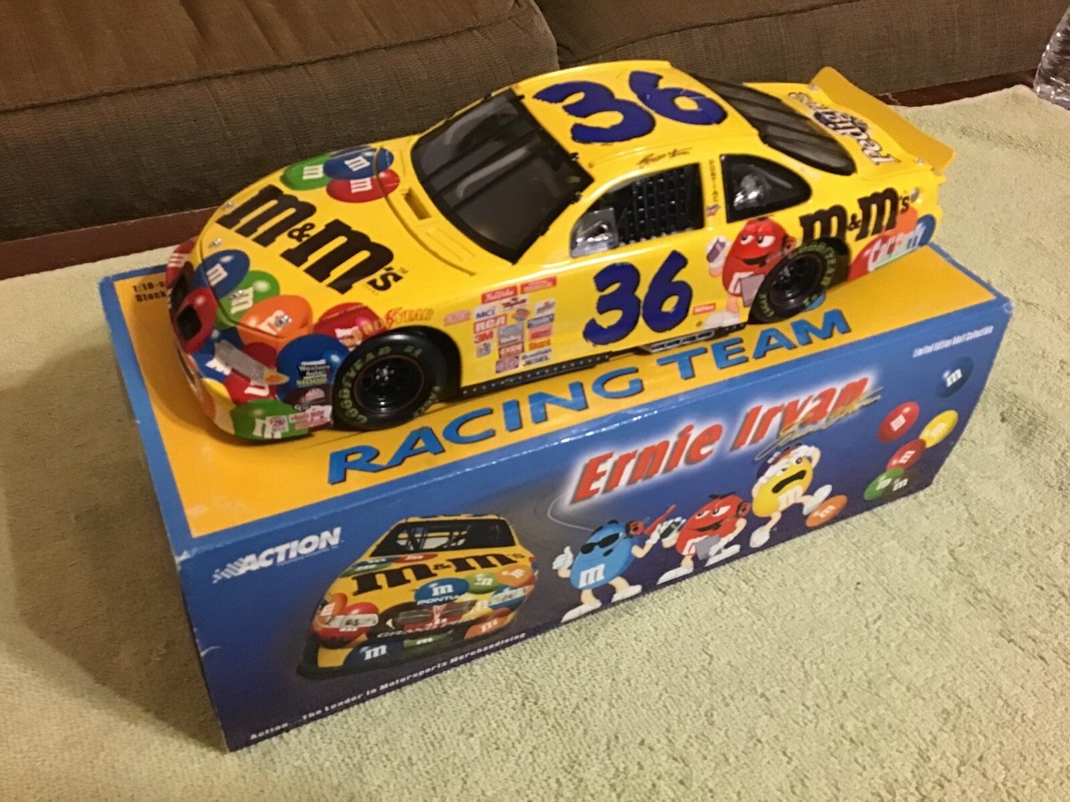 【激レア】M&M's Ernie Irvan NASCAR 1/18 1999 Action ERNIE IRVAN #36 M&M's Pontiac Grand Prix 1/18 SCALE
