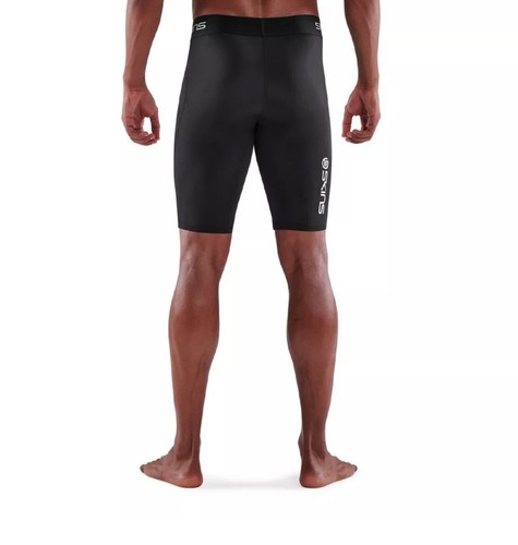 SKINS Compression Series-1 Active Men S Black Half Tights Training/Sports/Gym - Picture 5 of 5
