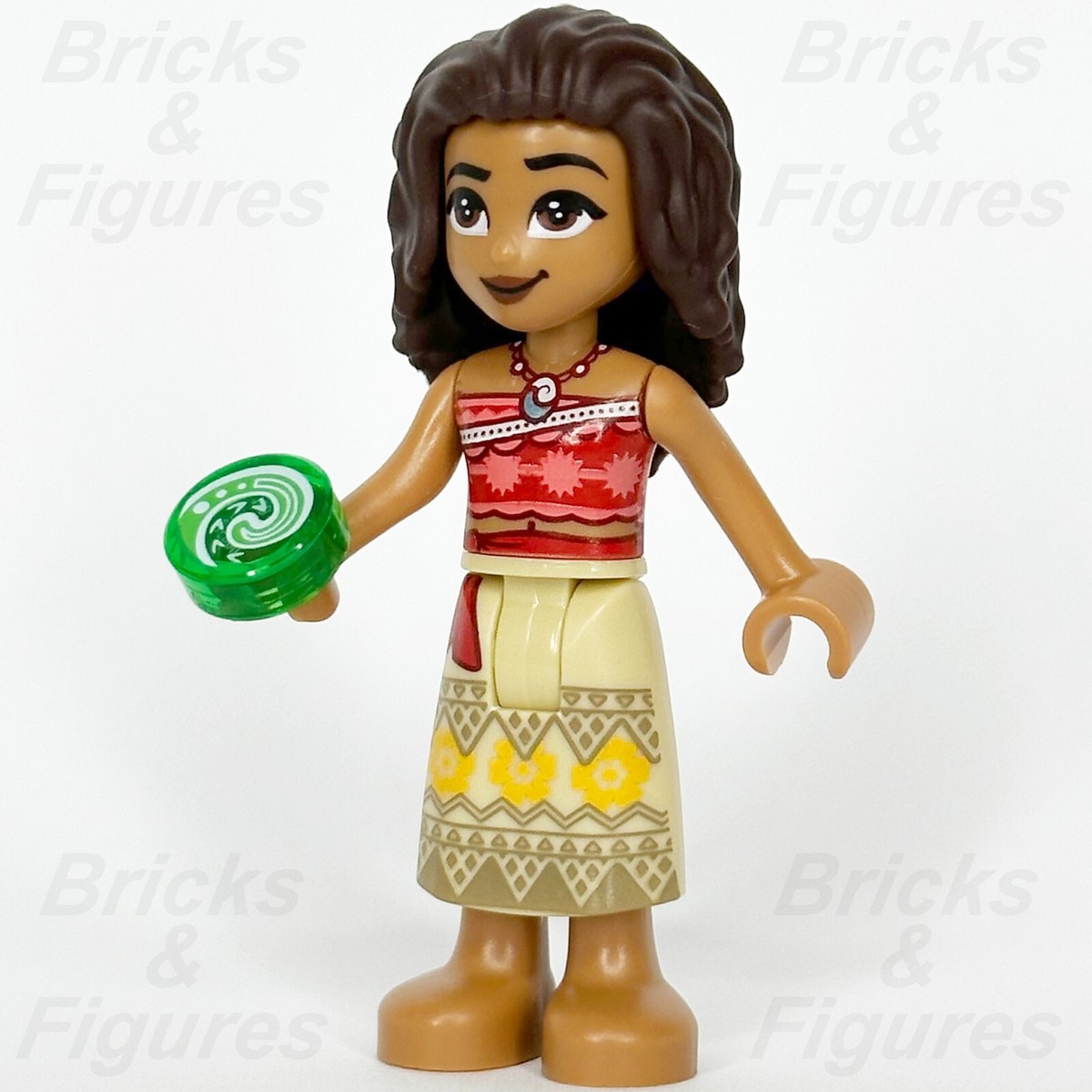 LEGO® Disney Princess Moana Minifigure with The Heart of Te Fiti
