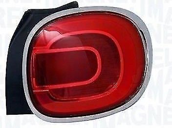 FANALE FANALINO STOP POSTERIORE DESTRO DX FIAT 500L DAL 2012 CON CORNICE CROMATA - Foto 1 di 1