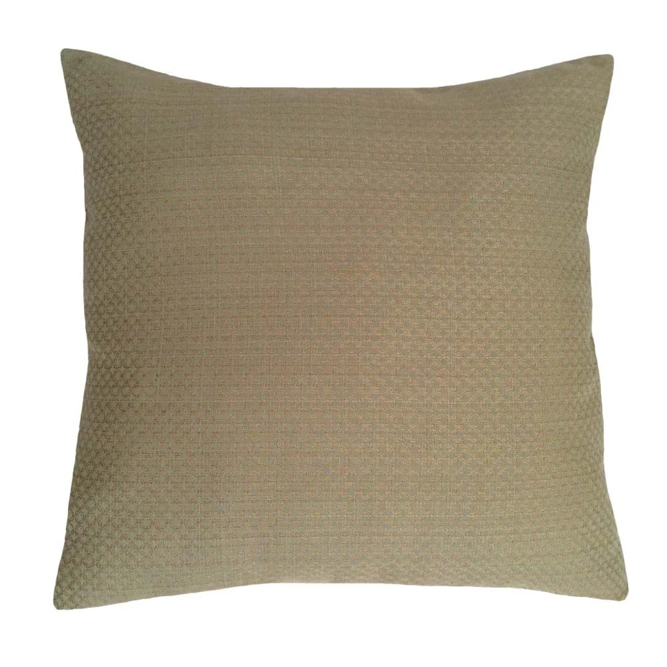 Funda de almohada/funda de cojín decorativa/tirar de lino con patrón de loto 18"x18" como nueva Foto 2 de 4