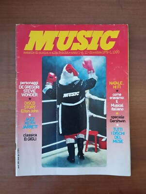 1979 12 MUSIC DICEMBRE 1979 N.11 ANNO 1 DE GREGORI STEVIE WONDER JOHN JARRETT