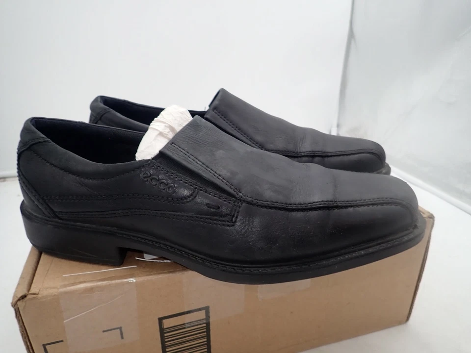 Ecco Men's New Jersey Leather Loafer, Men's Size 43 EU or size 9 M, Black - Image 2 of 4