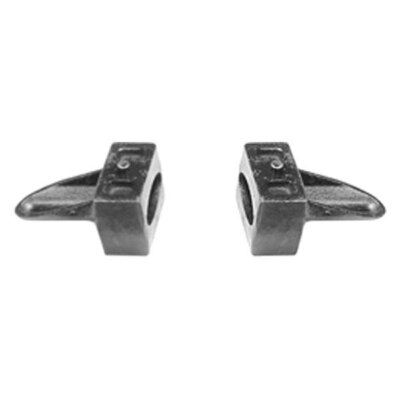 Fabtech Flat 4in Rear Lift 3/4in Pin w/ Bump Stop Ear Lift Blocks - FTSBK43