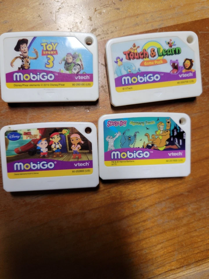 Vtech MobiGo Handheld System with 4 Games Works Touch N Learn Toy 3 Scooby Doo - Image 2 of 4