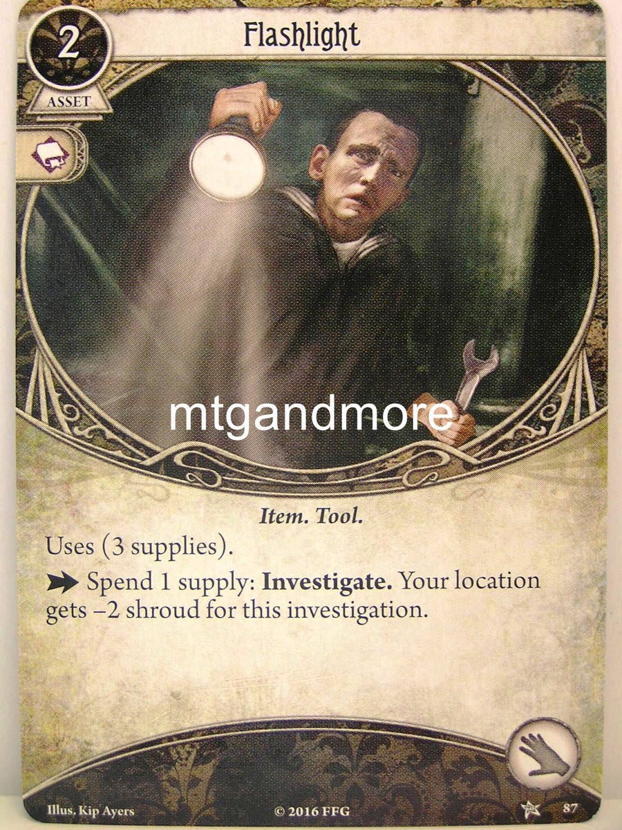 Arkham Horror LCG - 1x #087 Flashlight - Base Set | eBay