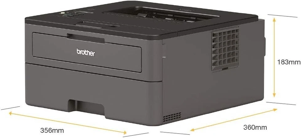 Brother HL-L2400DW A4 Mono Laser Printer with Toner + Sealed Toner cartridge - Image 2 of 4