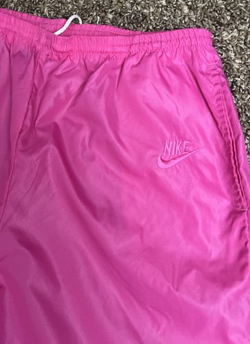 Tuta a vento vintage Nike Swoosh logo pista donna taglia L rosa 2 pezzi Y2K - Foto 6 di 11