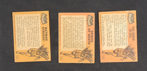 1966 Topps Batman Cards Lot feat. 2 Robin cards - POOR - Picture 6 of 6