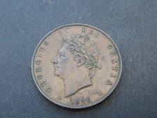 1826 George IV Half Penny Nice Collectable Condition 1/2d