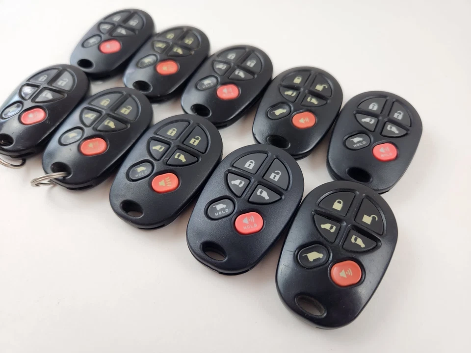 ORIGINAL LOT OF 10 TOYOTA SIENNA 04-18 OEM KEY LESS REMOTE POWER SLIDING DOOR US - Image 2 of 4