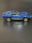 Hot Wheels 1968 Redline Sweet 16 US Custom Corvette, Blue, Brown Interior