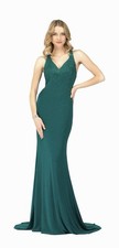 NWT Abby Paris Teal Bridal/Bridesmaids Gown STYLE #981010 Size 12