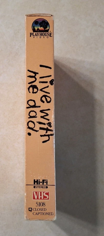 I Live With Me Dad VHS 1985 VERY RARE Australian TV Movie Peter Hehir NOT ON DVD Foto 3 de 4