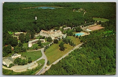 Sha-Wan-Ga Lodge Highview NY Aerial View Shawangunk Mountains Postcard BB444