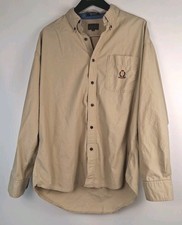 Chaps Ralph Lauren Shirt Mens XL Button Down Crest Pocket Classic Preppy Dress