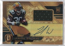 2017 Panini Gold Standard Rookie Jersey 47/99 Jamaal Williams #237 Auto 0c3