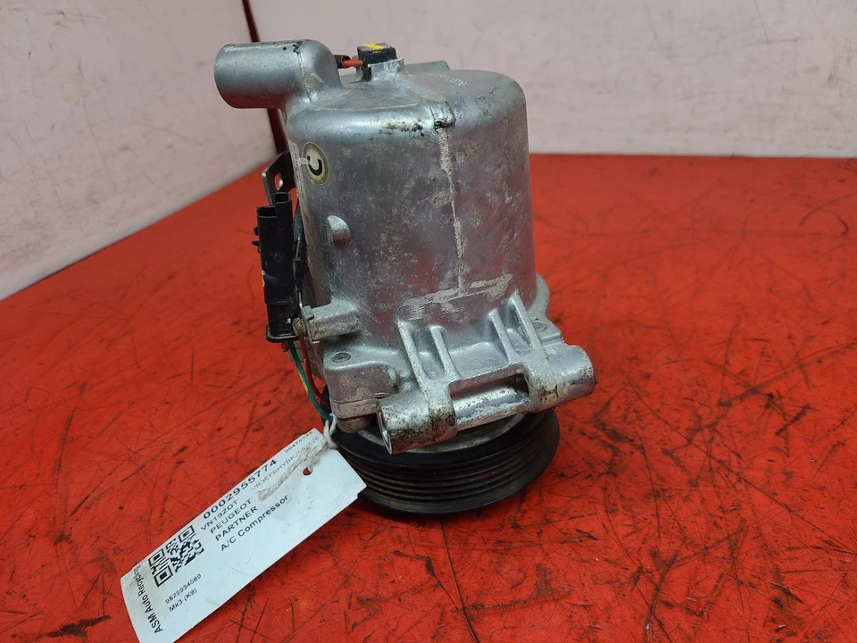 PEUGEOT PARTNER COMPRESOR AIRE ACONDICIONADO BOMBA 2019 1.6L DIE DV6FD / BHY-B Foto 3 de 4