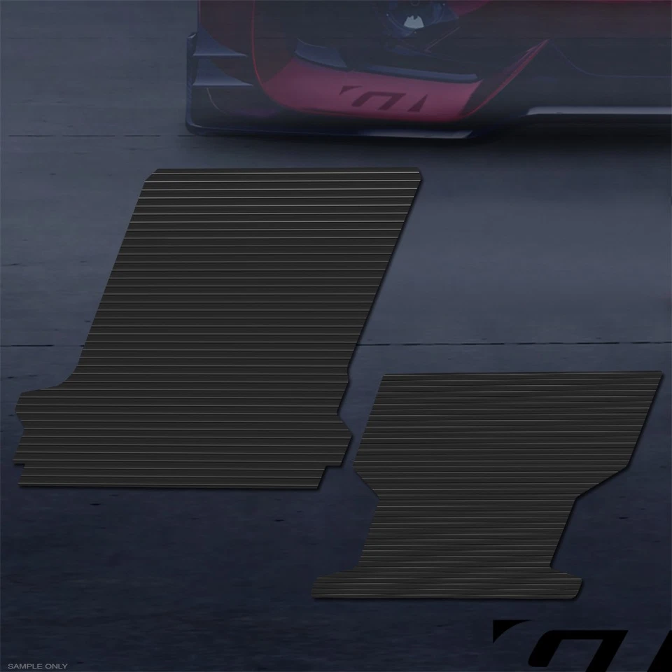 For 2022-2024 Hummer EV Pickup 5' Rubber Front+Rear Truck Bed Floor Mat Liner v2 - Image 2 of 4