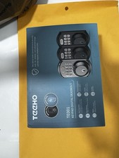 Teeho TE001 Keypad Smart Deadbolt Door Lock Matte Black for Front Door