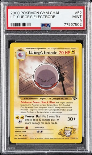 Lt. Surge's Electrode (Unlimited) graded PSA 9 for sale on eBay