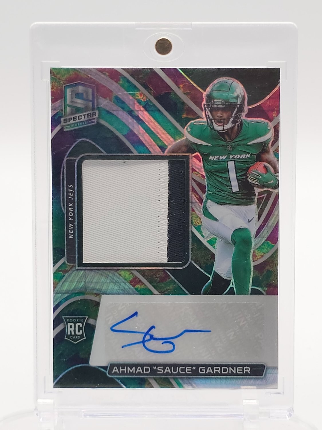 Sauce Gardner Panini Spectra #203 Rookie Autograph Patch Celestial