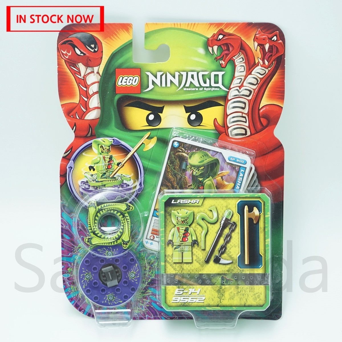 New Sealed LEGO 9562 Ninjago Masters of Spinjitzu Lasha 2012 *READ