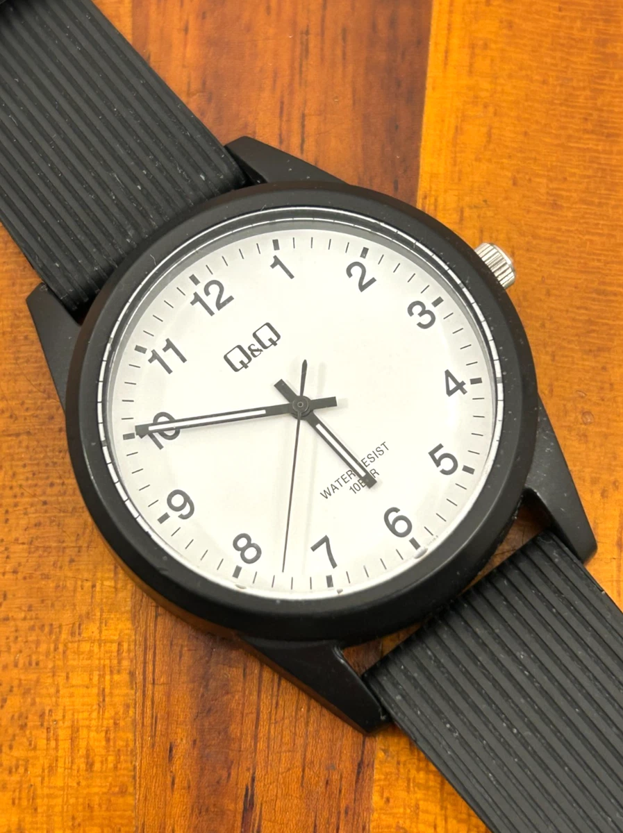 Q&Q Orologio Casual Uomo VR52J011Y – Quadrante Bicolore, Cinturino In Gomma, Movimento Al Quarzo Giapponese