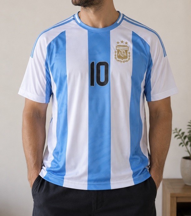 Mens Soccer Jersey Style Shirt Lionel Messi XL PLEASE READ DESCRIPTION No Brand