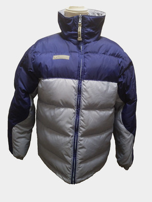 Columbia Sportswear Co Tectonite Purple Blue Reversible Down Puffer Jacket 14/16