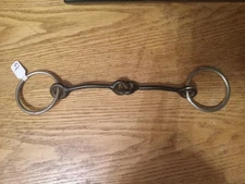 New Bridoon Bit bradoon snaffle bit 5 1/4 in sweet iron mouth 