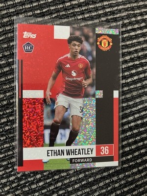 2024-25 Topps Manchester United Team Set Ethan Wheatley Static Foil #25 RC