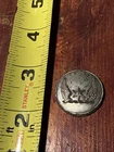 Dug Civil War 💥 🇺🇸 💣 Silver Crest Wings Star Unique Button Dug PH LA