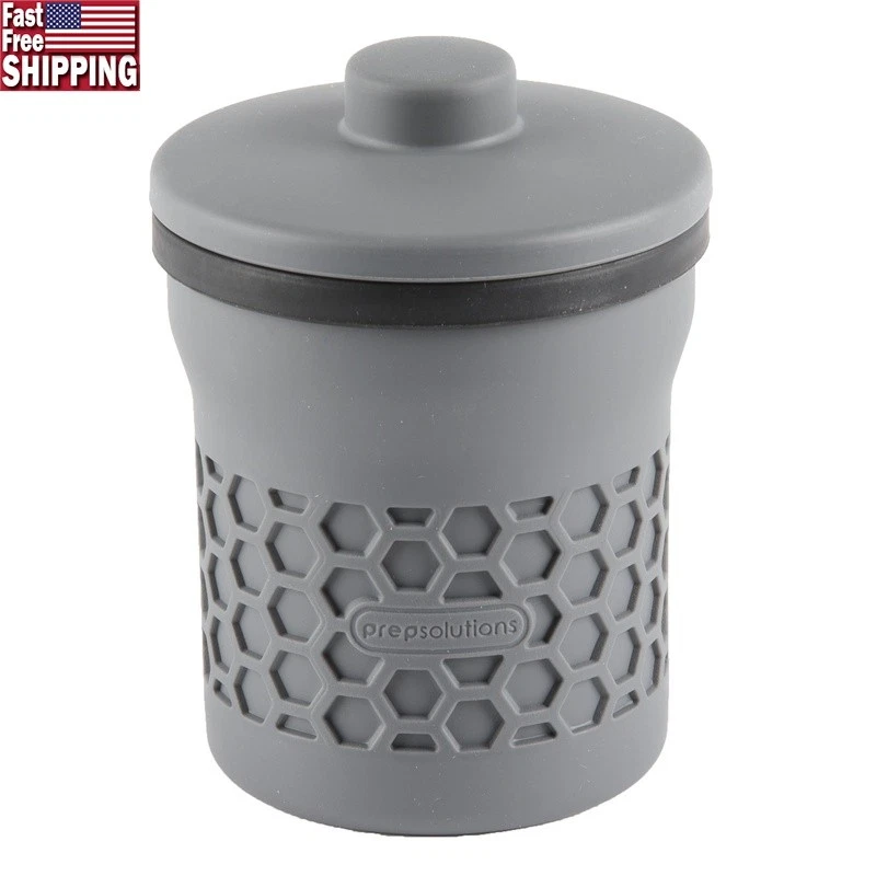Silicone Grease Keeper Strainer Heat Resistant Kitchen Cooking Container 2 Cup
