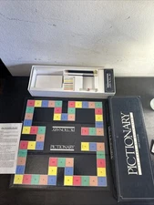 VINTAGE Pictionary Game First Edition COMPLETE 1985 Classic Drawing Board Game