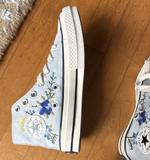 Converse Chuck Taylor All Star Kids High Top Floral Canvas Lace Up Sneaker 5