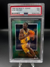 1996-97 E-X2000 #30 Kobe Bryant Rookie Card PSA 7 Los Angeles Lakers HOF. rookie card picture