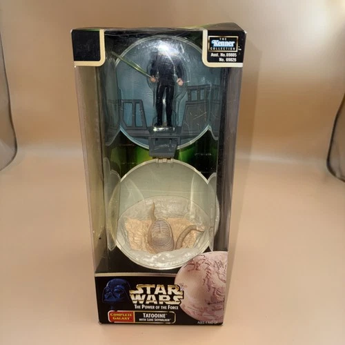 NEW 1998 Star Wars POTF Planet Tatoonie w/ Luke Skywalker & Sarlacc Creature